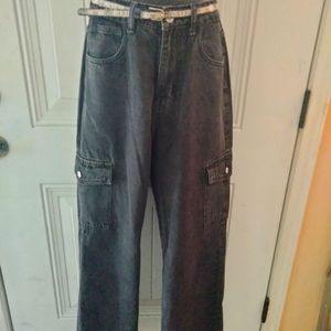 SHEIN High waist cargo pants